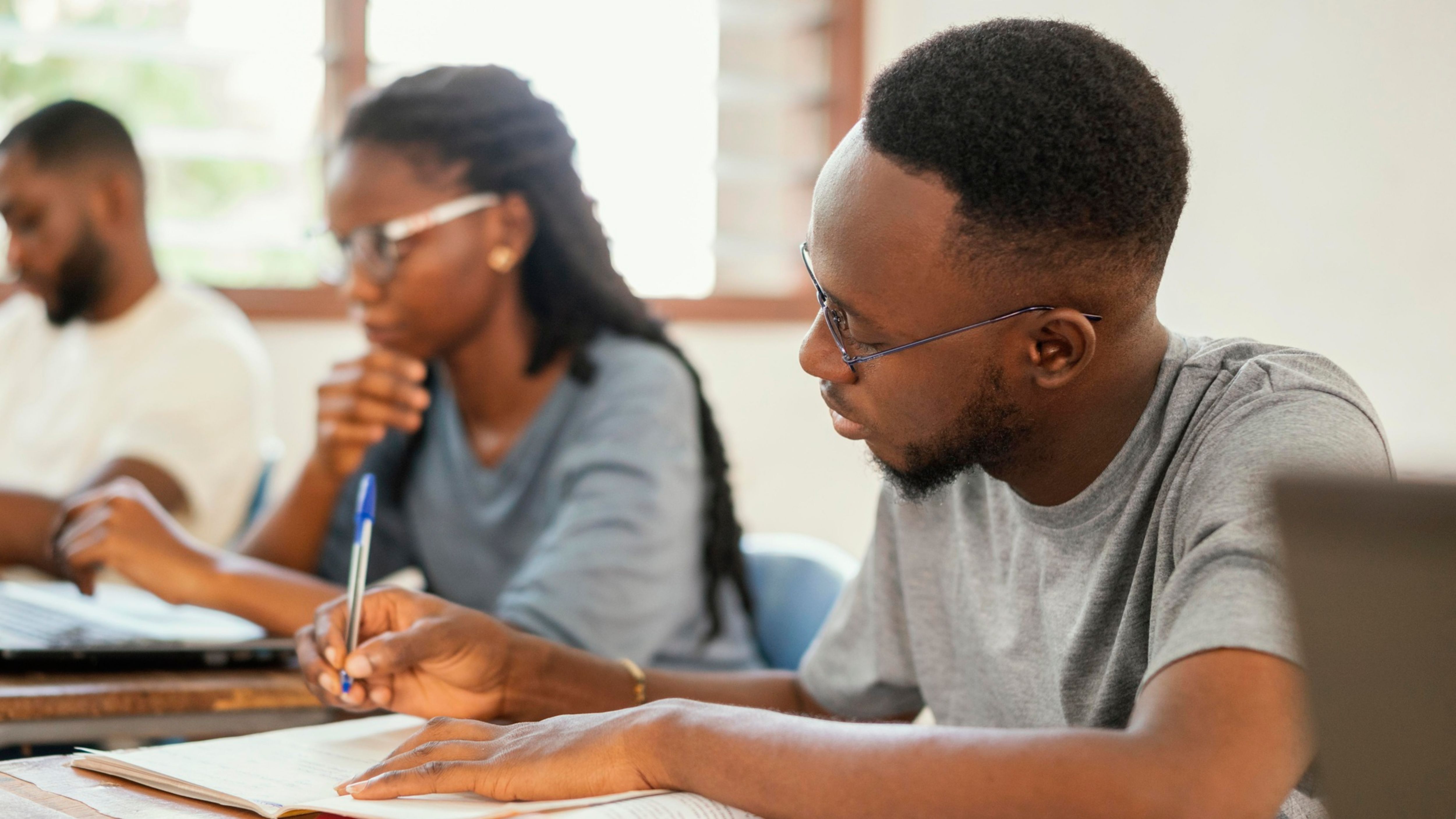 Students Studying